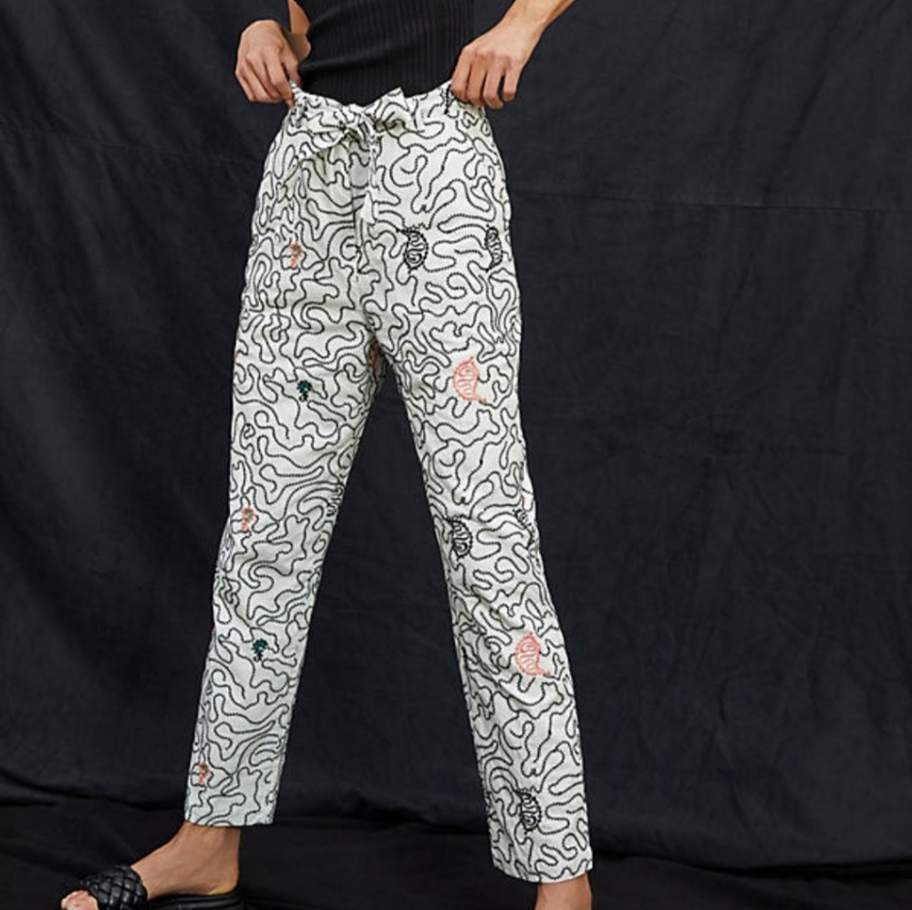 Embroidered Pants